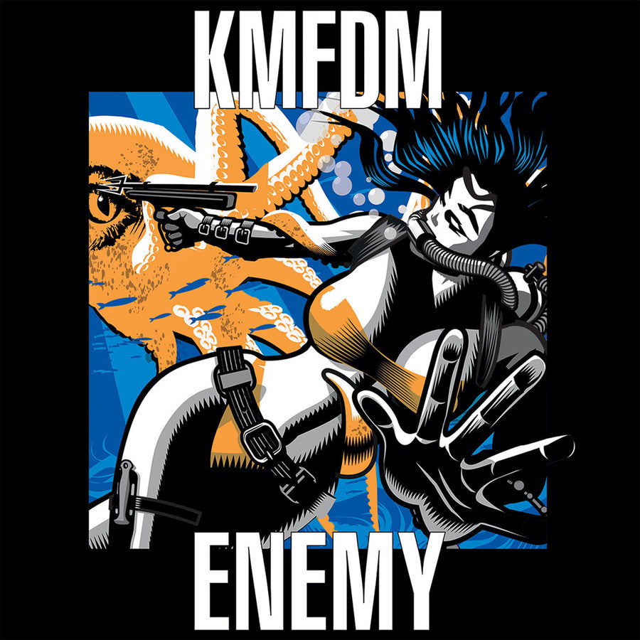 the album cover for KMFDM - Enemy
