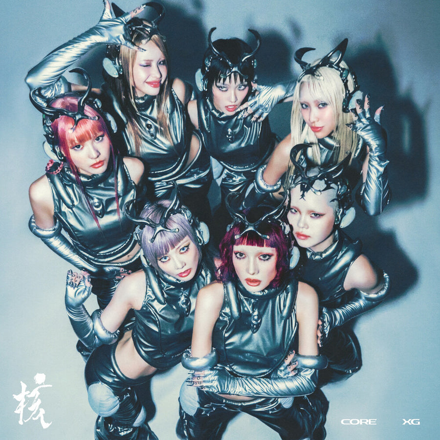 the album cover for XG - THE CORE