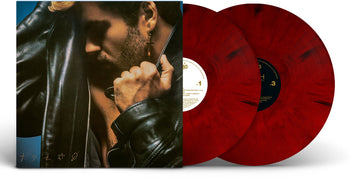 the album cover for George Michael - Faith [Red Marble]