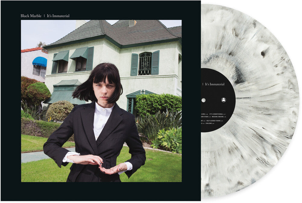the album cover for Black Marble - It's Immaterial (10th Anniversary) [Black/White]