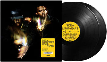 the album cover for Nas - Light-Years