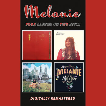 the album cover for Melanie - Good Book / Gather Me / Garden In The City (Uk)