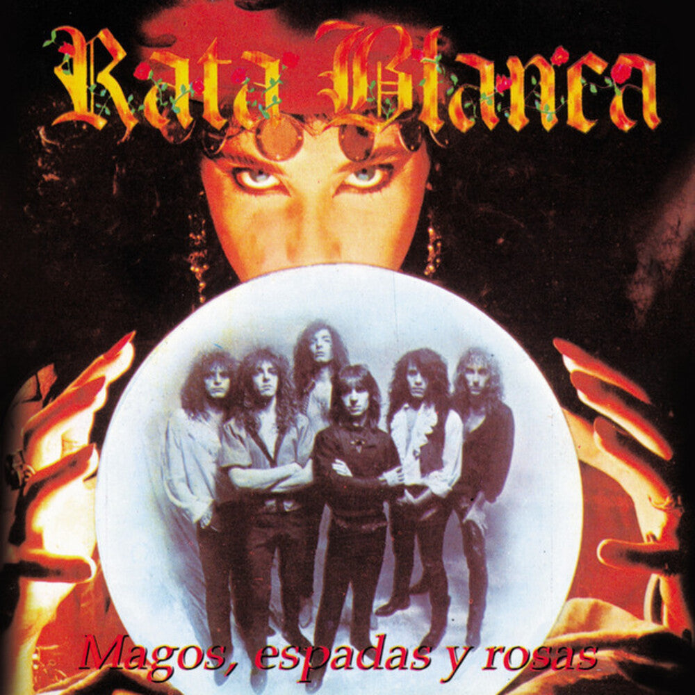 the album cover for Rata Blanca - Magos Espadas Y Rosas (Arg)