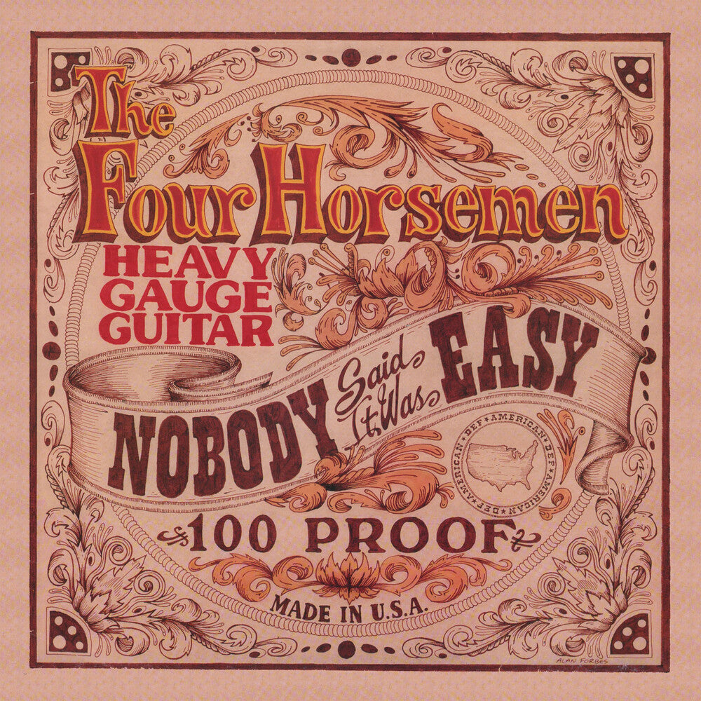 the album cover for Four Horsemen - Nobody Said It Was Easy (Uk)