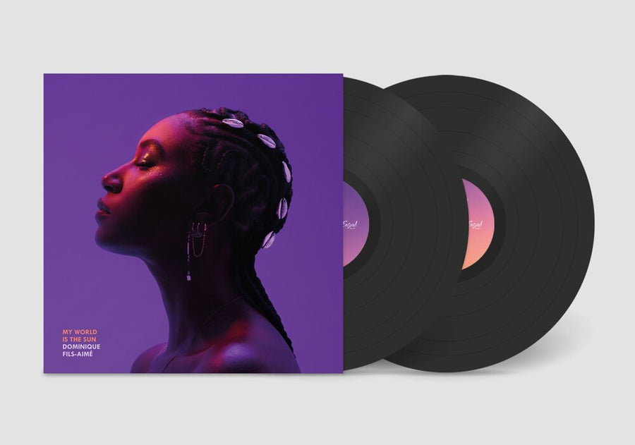 the album cover for Dominique Fils-Aimé - My World Is The Sun [Indie Exclusive] (Bonus Track) [180 Gram]
