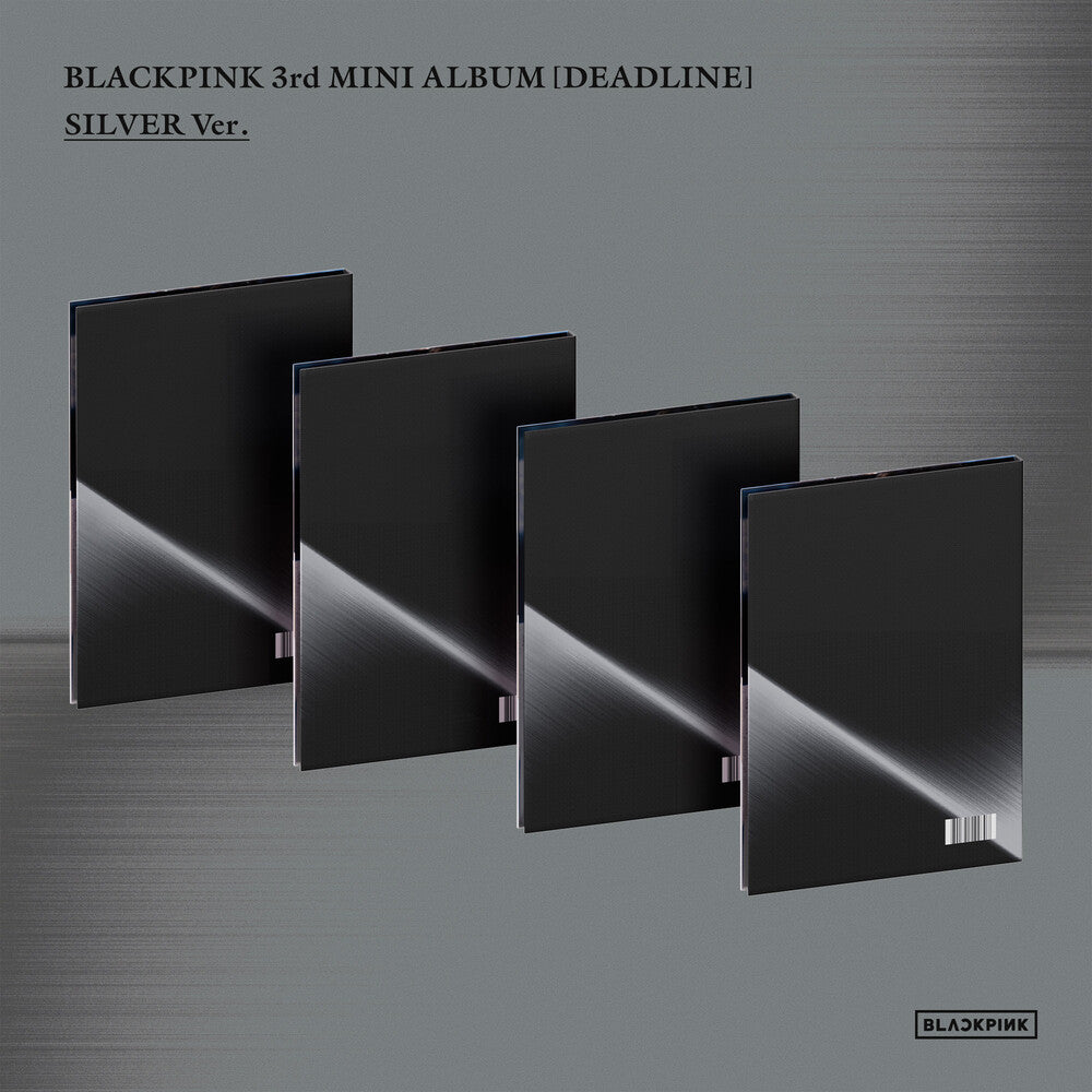 the album cover for BLACKPINK - 3rd Mini Album [Deadline] Silver Ver_rose [Digipak]