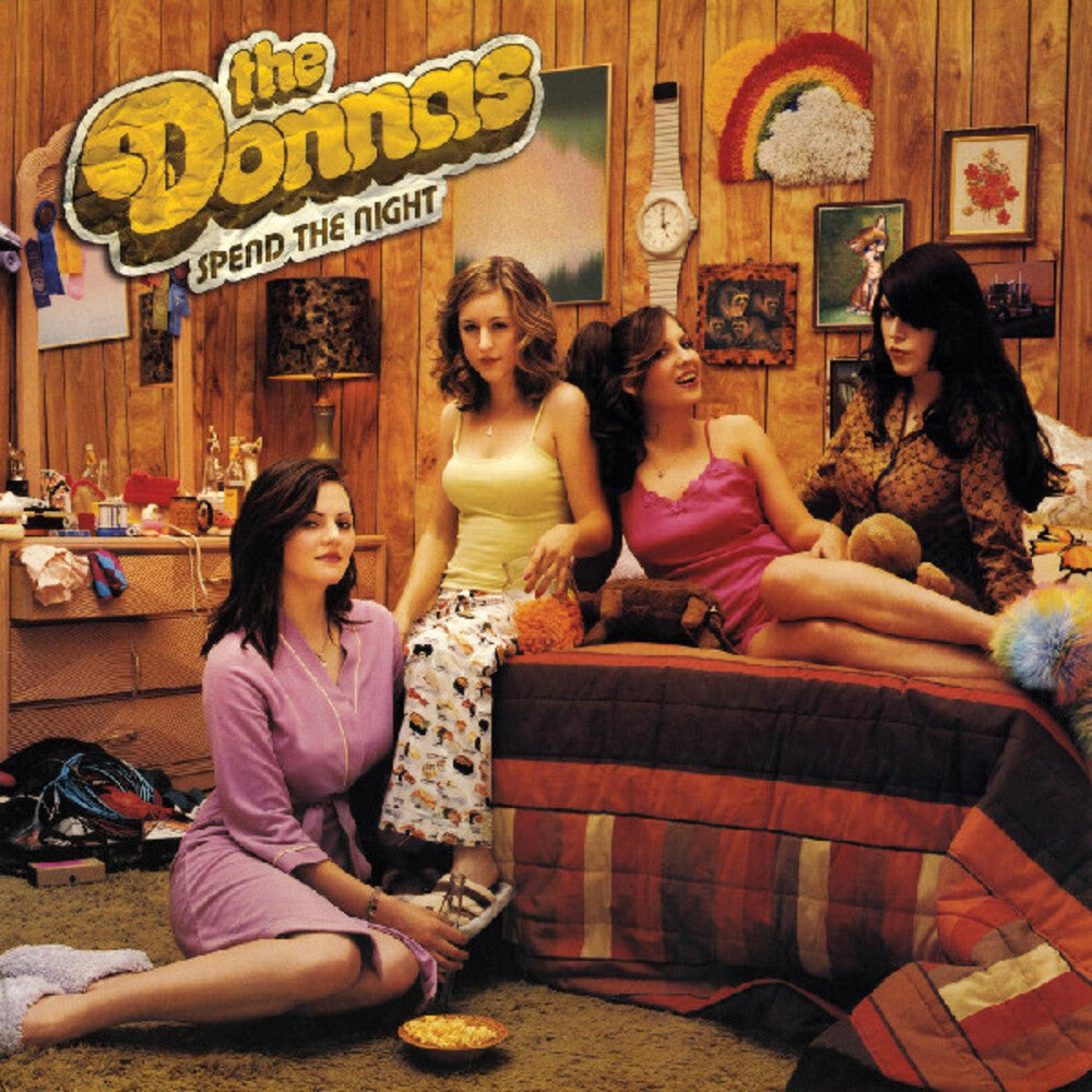 the album cover for Donnas - Spend The Night [Splatter]