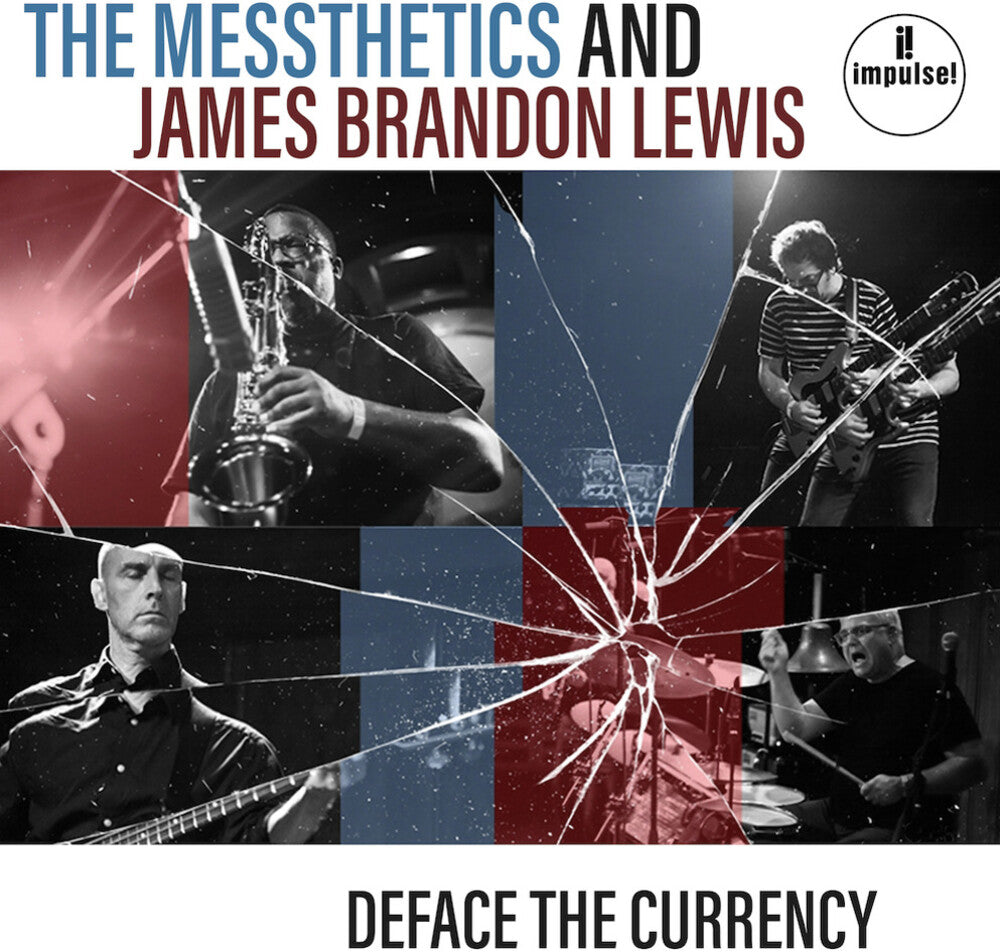 the album cover for Messthetics / James Lewis  Brandon - Deface The Currency