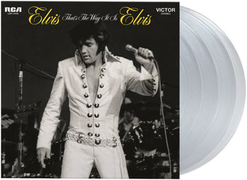 the album cover for Elvis Presley - That's The Way It Is (Box) [Clear Vinyl] [Limited Edition] [180 Gram]