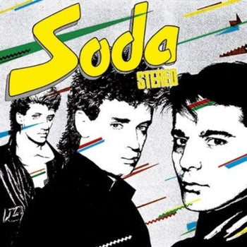 the album cover for Soda Stereo - Soda Stereo [Clear Vinyl]