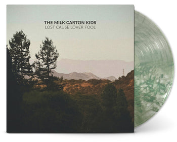 the album cover for The Milk Carton Kids - Lost Cause Lover Fool [Indie Exclusive Iridescent Green]