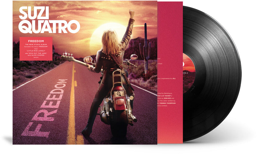 the album cover for Suzi Quatro - Freedom