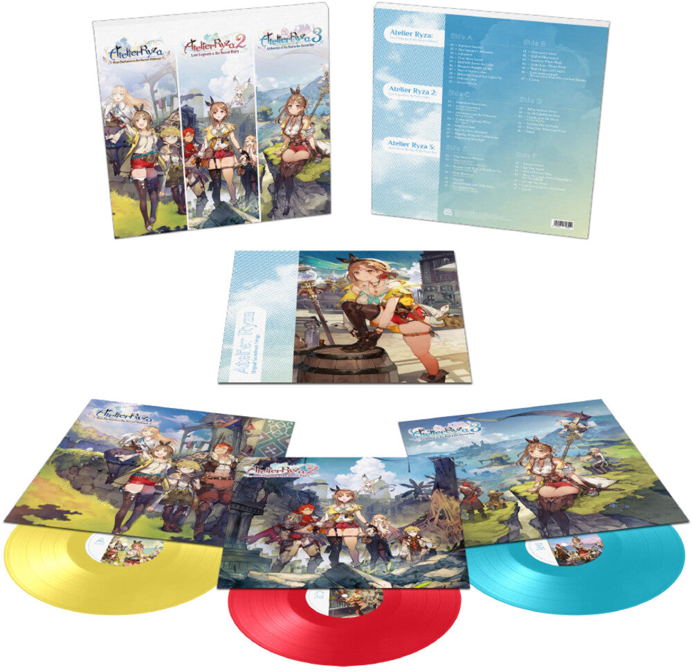 the album cover for Atelier Ryza Trilogy - O.S.T. (Colv) - Atelier Ryza Trilogy - O.S.T. [Colored Vinyl]