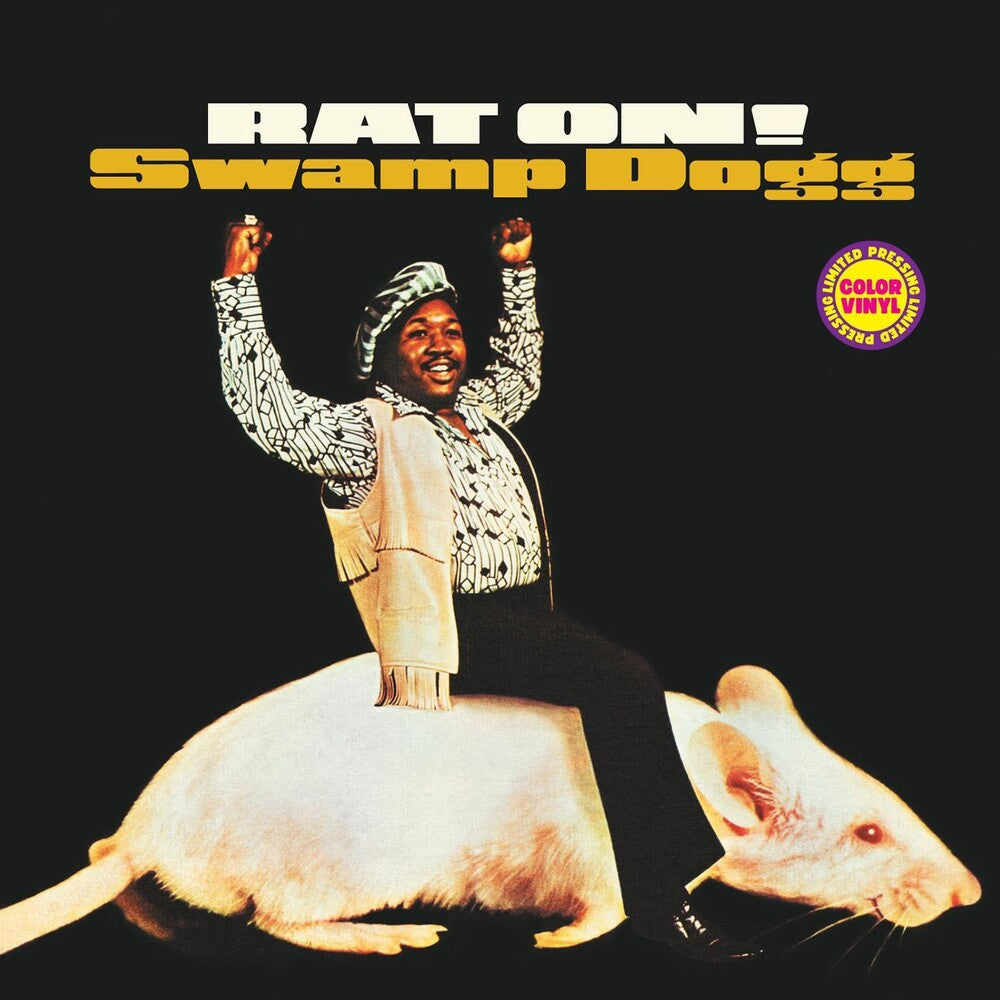 the album cover for Swamp Dogg - Rat On! (clear Green Vinyl)