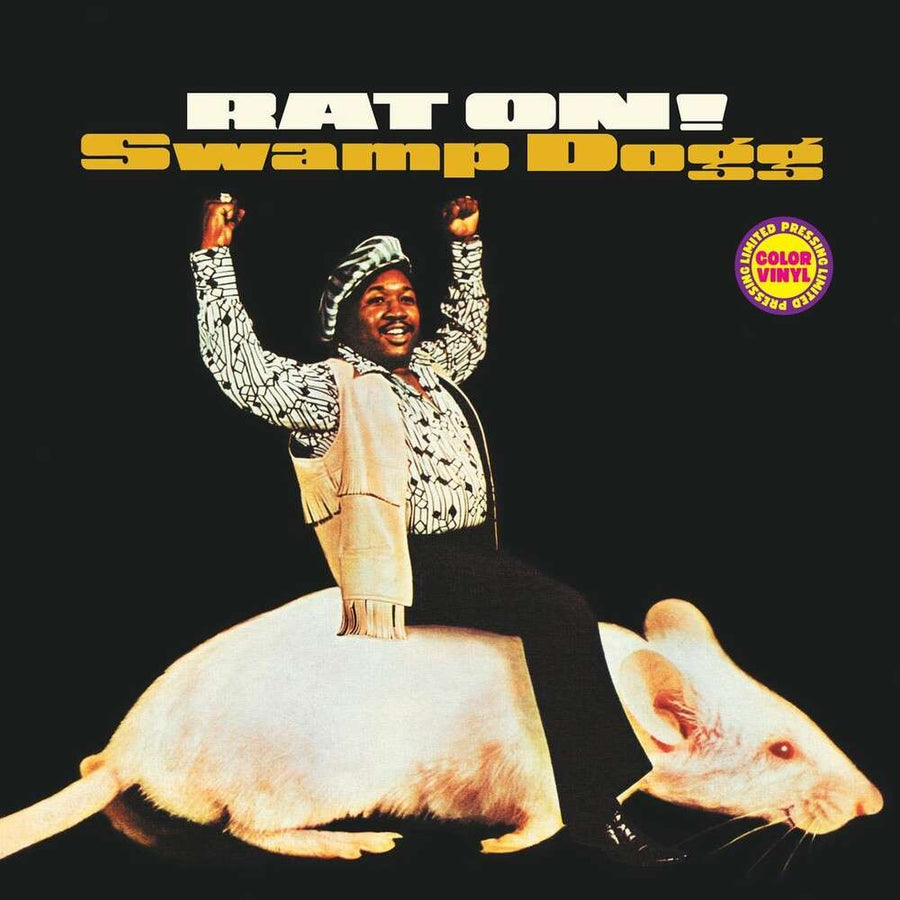the album cover for Swamp Dogg - Rat On! (clear Green Vinyl)