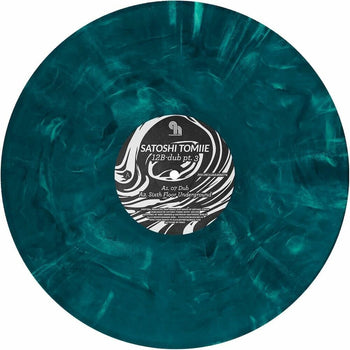 the album cover for Satoshi Tomiie - 12b-Dub Part 3 [Colored Vinyl] (Ep) (Teal)