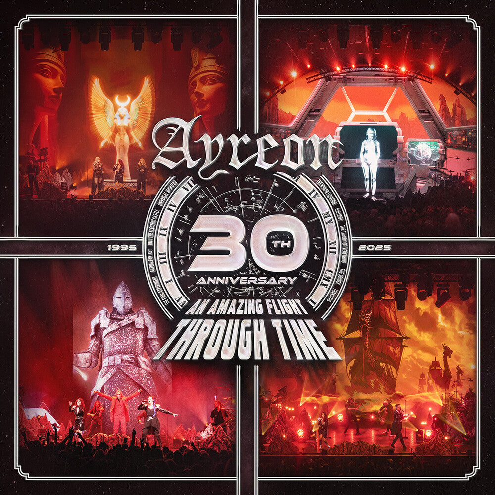 the album cover for Ayreon - Amazing Flight Through Time (30th Anniversary)