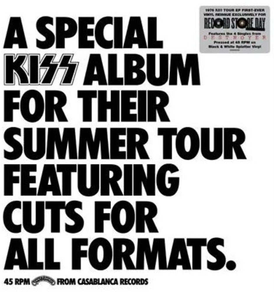 the album cover for KISS - A Special KISS Tour Album [RSD 2026]