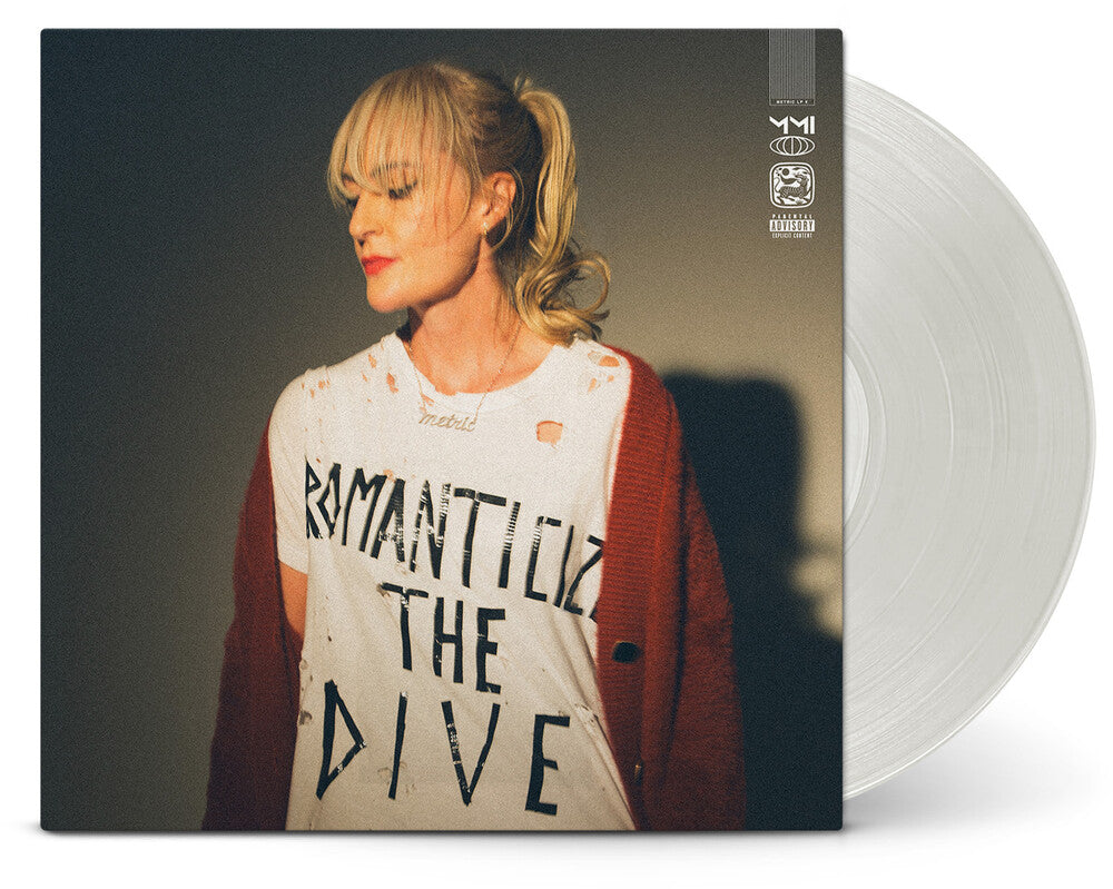the album cover for Metric - Romanticize The Dive [White]
