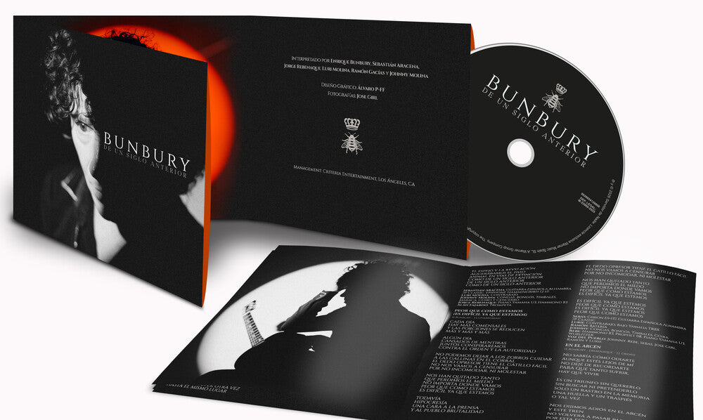 the album cover for Bunbury - De Un Siglo Anterior