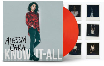 the album cover for Alessia Cara - Know-It-All - Deluxe [Red with Signed Insert]