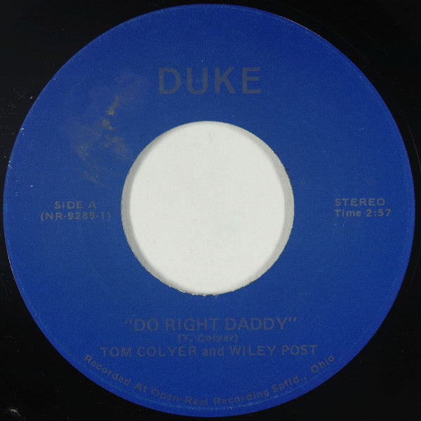 Do Right Daddy / High Risk  - Post, Wiley