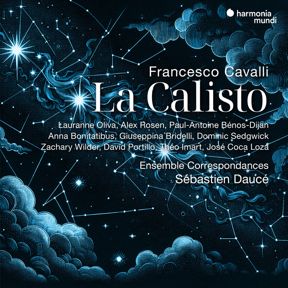 the album cover for Ensemble Correspondance / Sebastien Dauce - Cavalli: La Calisto
