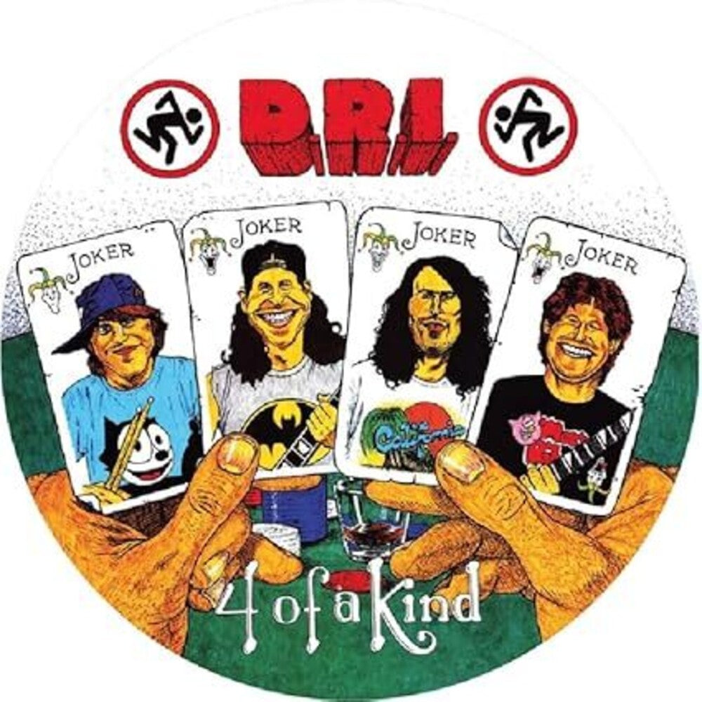 the album cover for D.R.I. - Four Of A Kind [Picture Disc]