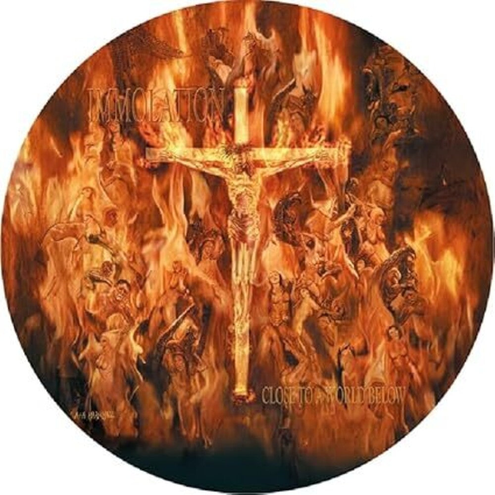 the album cover for Immolation - Close To A World Below - Picture Disc (Pict) (Uk)