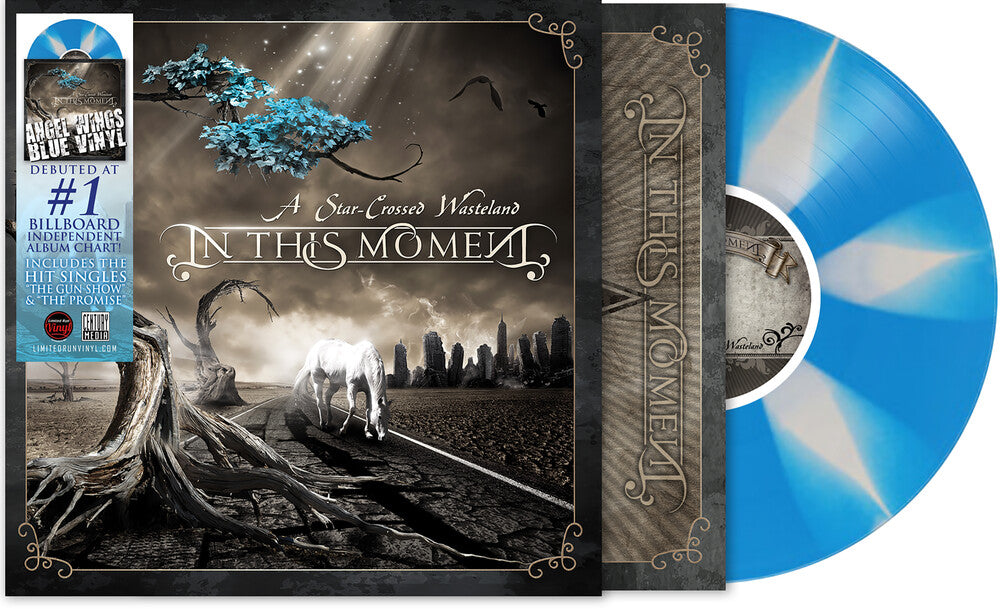 the album cover for In This Moment - Star-Crossed Wasteland [Indie Exclusive Blue]