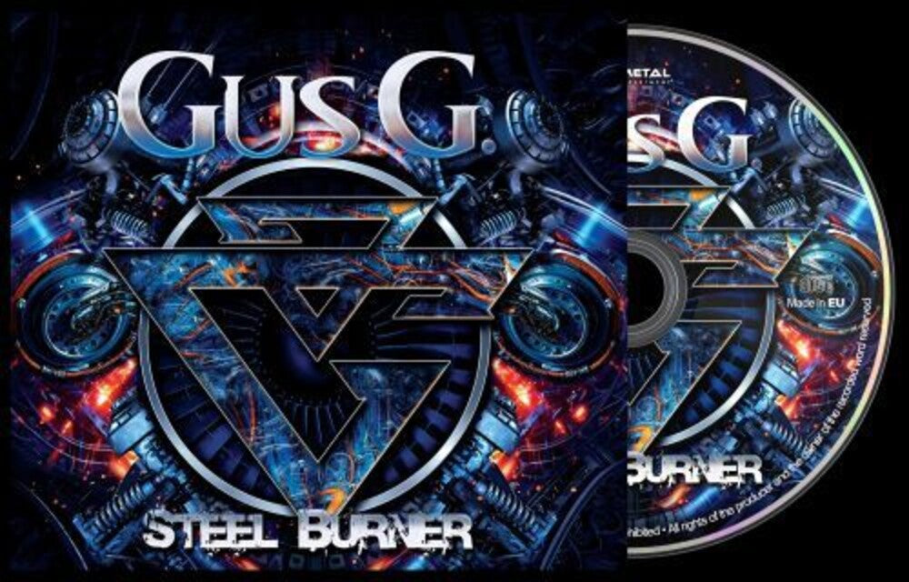 the album cover for Gus G. - Steel Burner