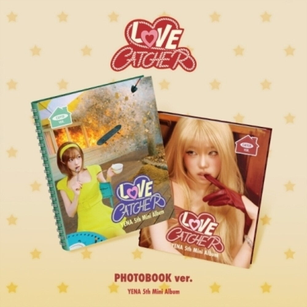 the album cover for Yena - Love Catcher - Photobook Version (Phob) (Asia)