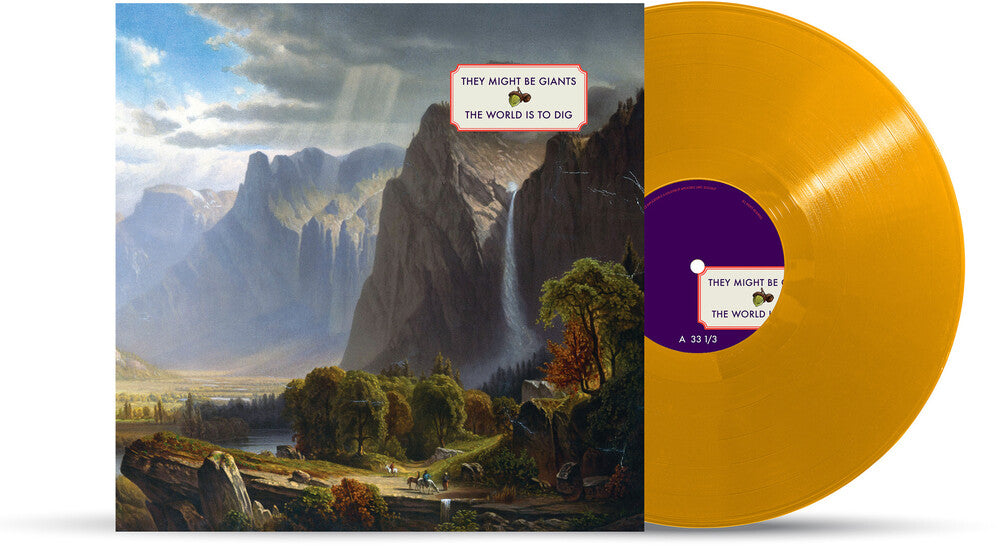 the album cover for They Might Be Giants - The World Is To Dig [180 Gram Honey Mustard]