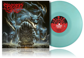 the album cover for Frozen Soul - No Place of Warmth [Translucent Light Blue]