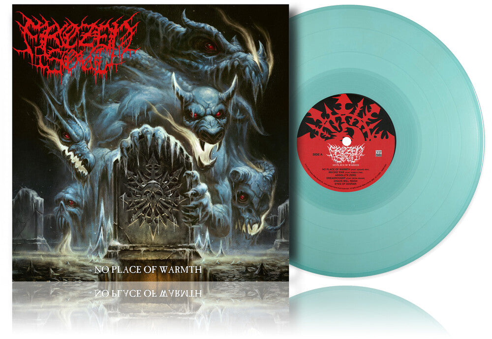 the album cover for Frozen Soul - No Place of Warmth [Translucent Light Blue]