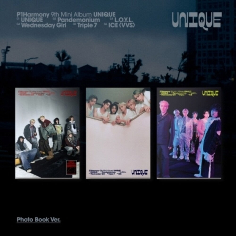 the album cover for P1harmony - Unique - Photobook Version (Phob) (Asia)
