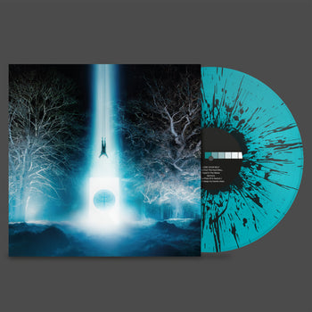 the album cover for Enter Shikari - Lose Your Self - Teal With Black Splatter Vinyl