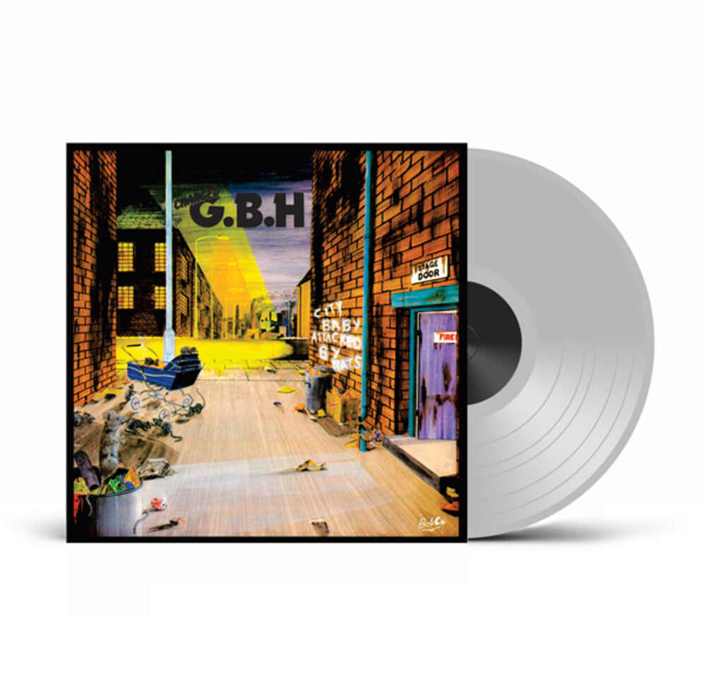 the album cover for GBH - City Baby Attacked By Rats - Clear Vinyl [Clear Vinyl]