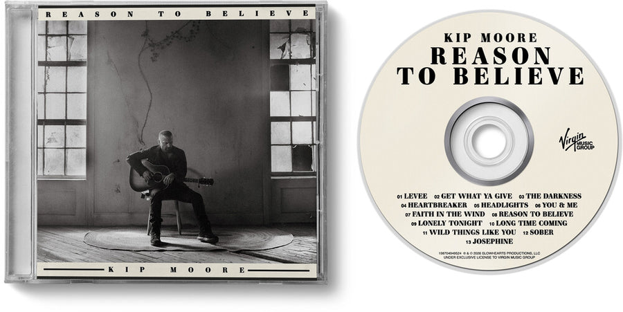 the album cover for Kip Moore - Reason To Believe