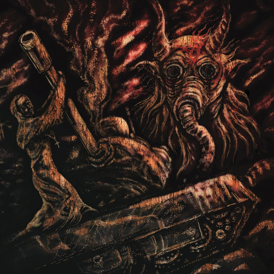 the album cover for Pig's Blood - Destroying The Spirit