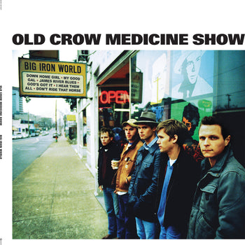 the album cover for Old Crow Medicine Show - Big Iron World