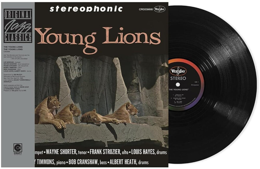 the album cover for The Young Lions - The Young Lions (Original Jazz Classics Series) [180g LP with tip-on jacket and OBI]