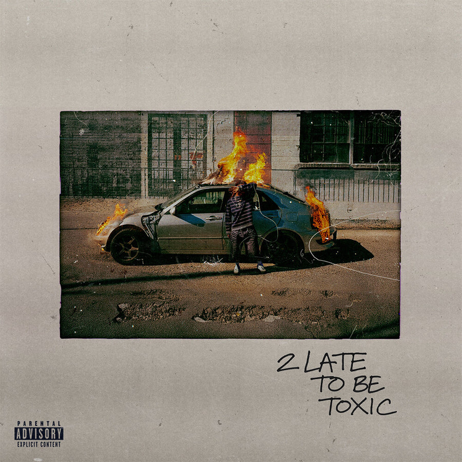 the album cover for Kaash Paige - 2 Late To Be Toxic [Translucent Orange Crush Color LP]