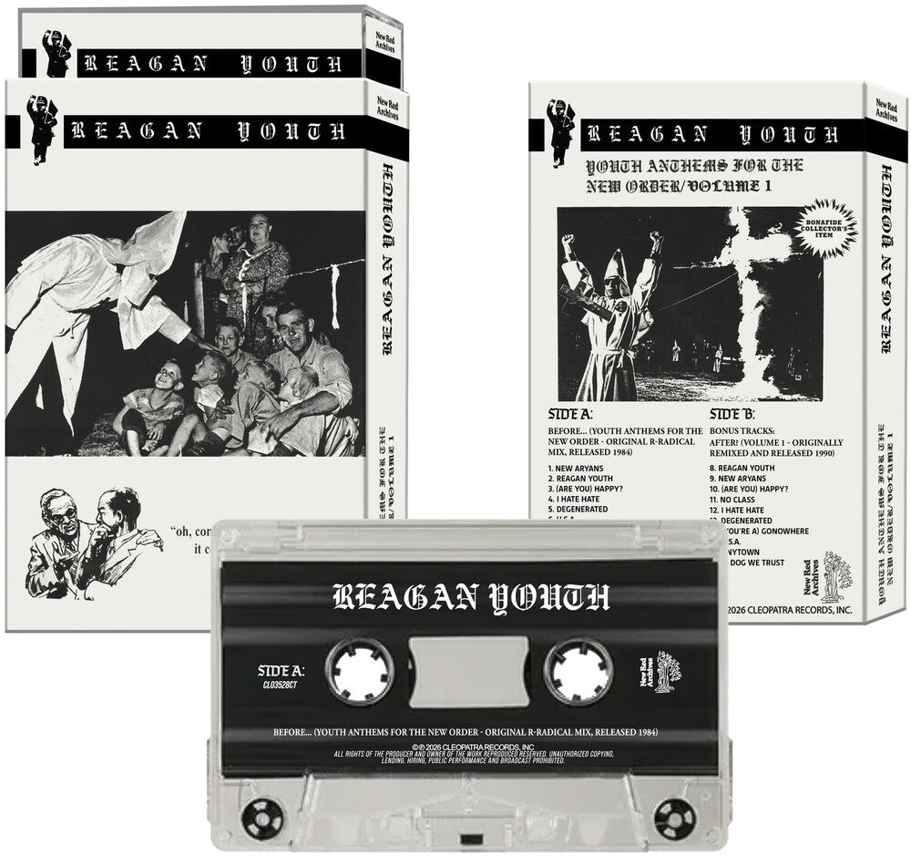 the album cover for Reagan Youth - Youth Anthems For The New Order: Volume 1