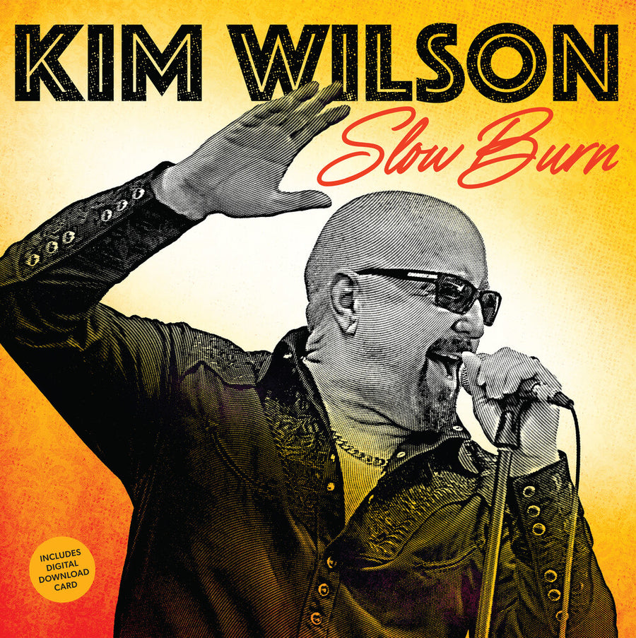 the album cover for Kim Wilson - Slow Burn
