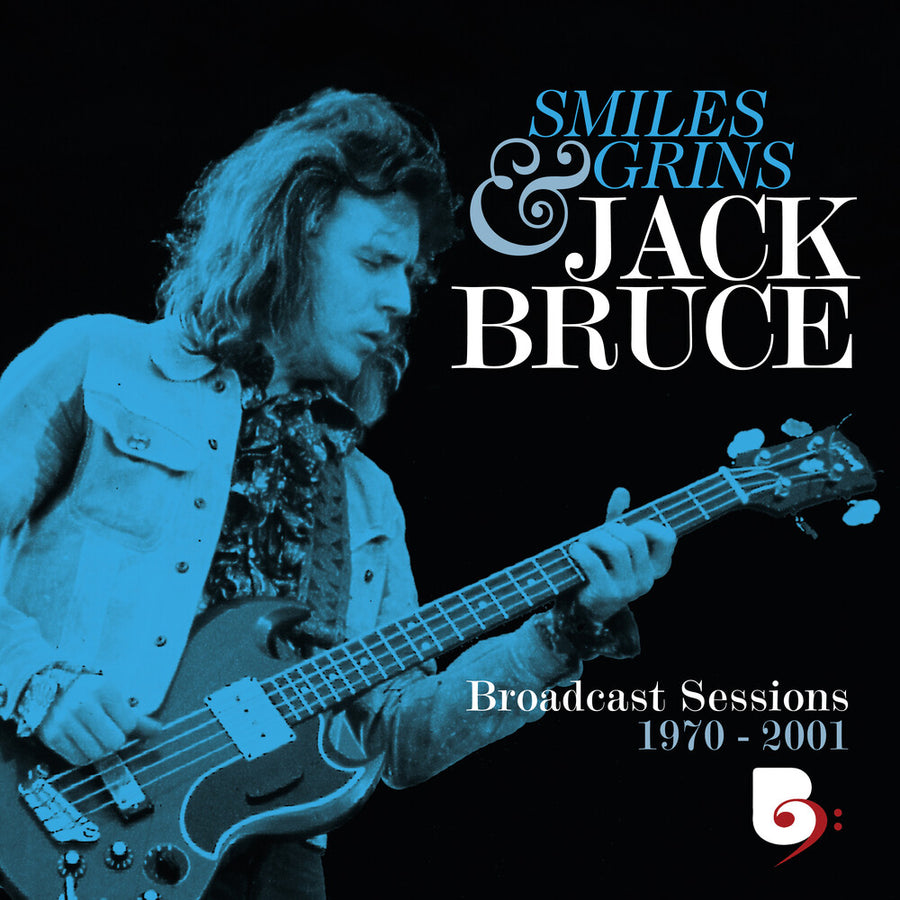the album cover for Jack Bruce - Smiles & Grins Broadcast Sessions 1970-2001 (Box)