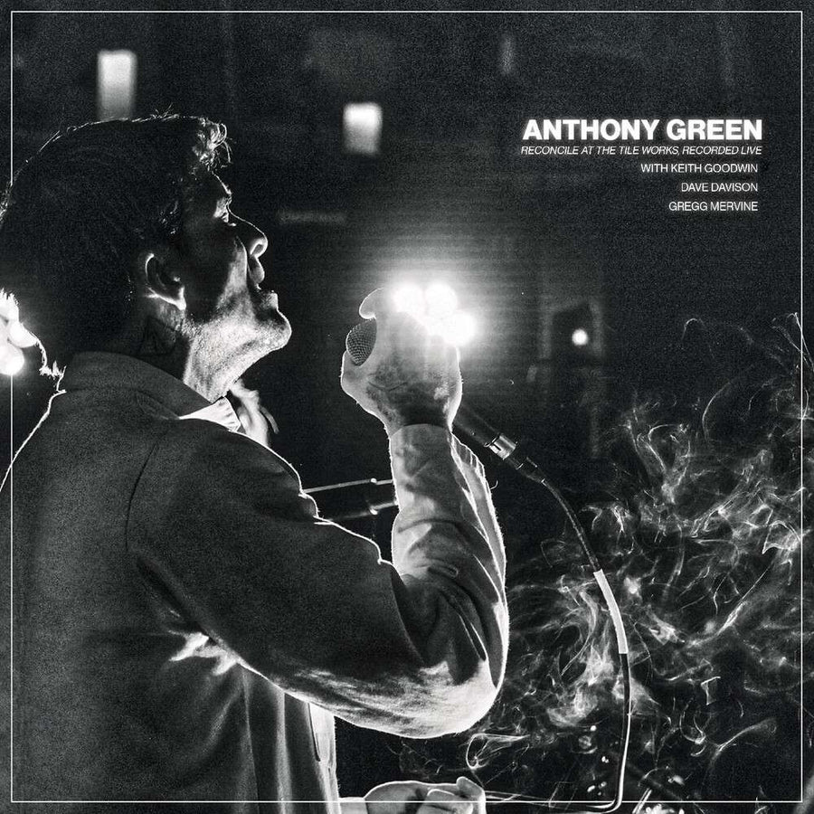 the album cover for Anthony Green - Reconcile At The Tile Works Recorded Live [Clear]