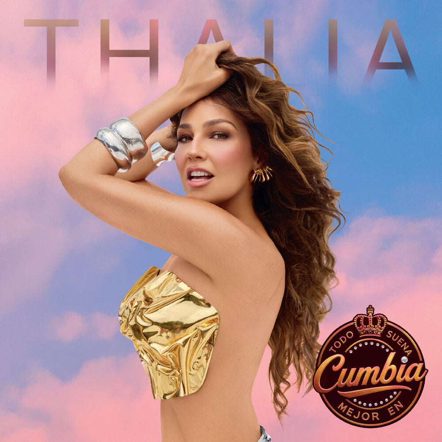 the album cover for Thalia -  Todo Suena Mejor En Cumbia [Color Vinyl]