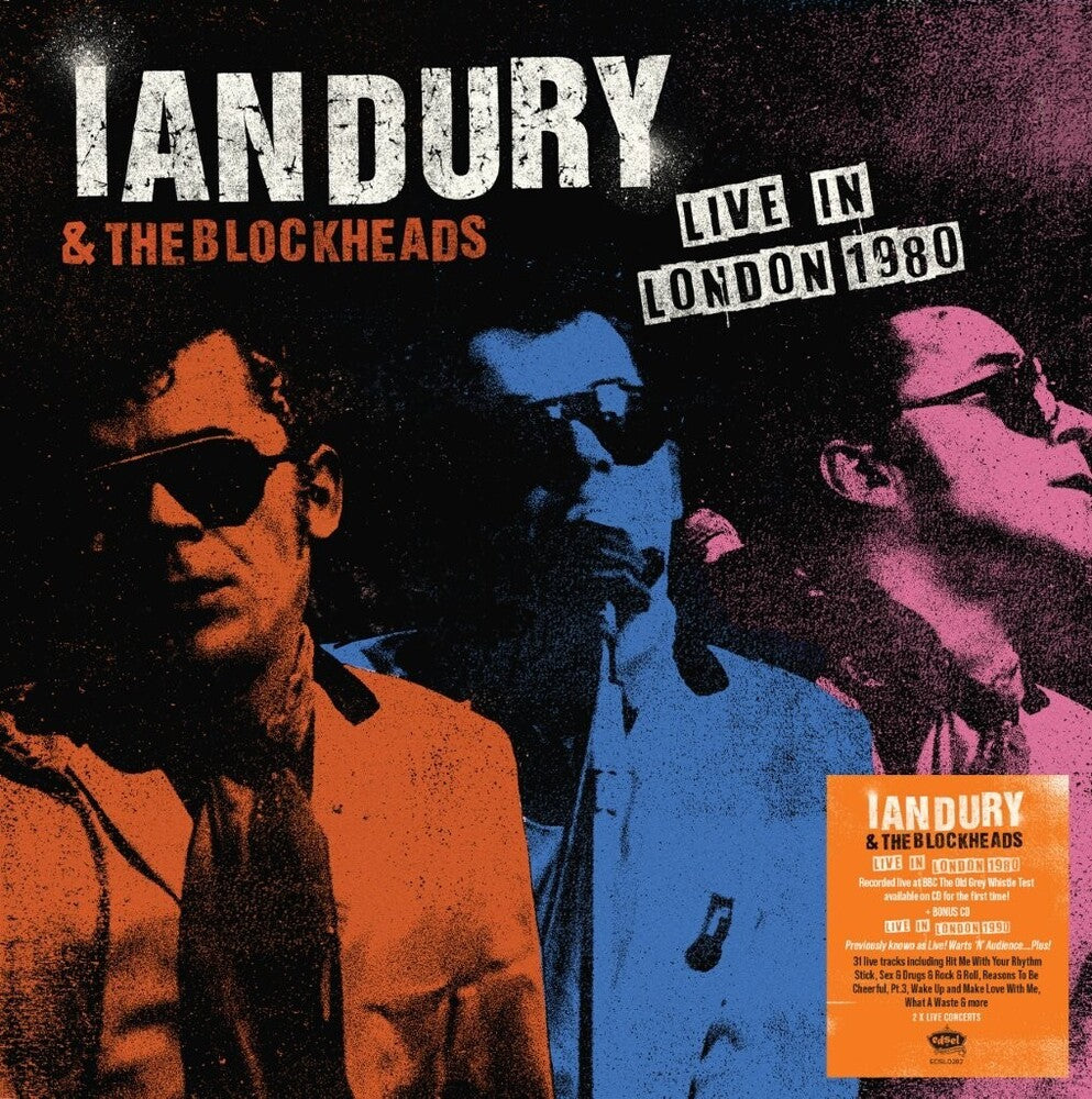 the album cover for Ian Dury - Live In Newport [Deluxe] (Gate) (Uk)
