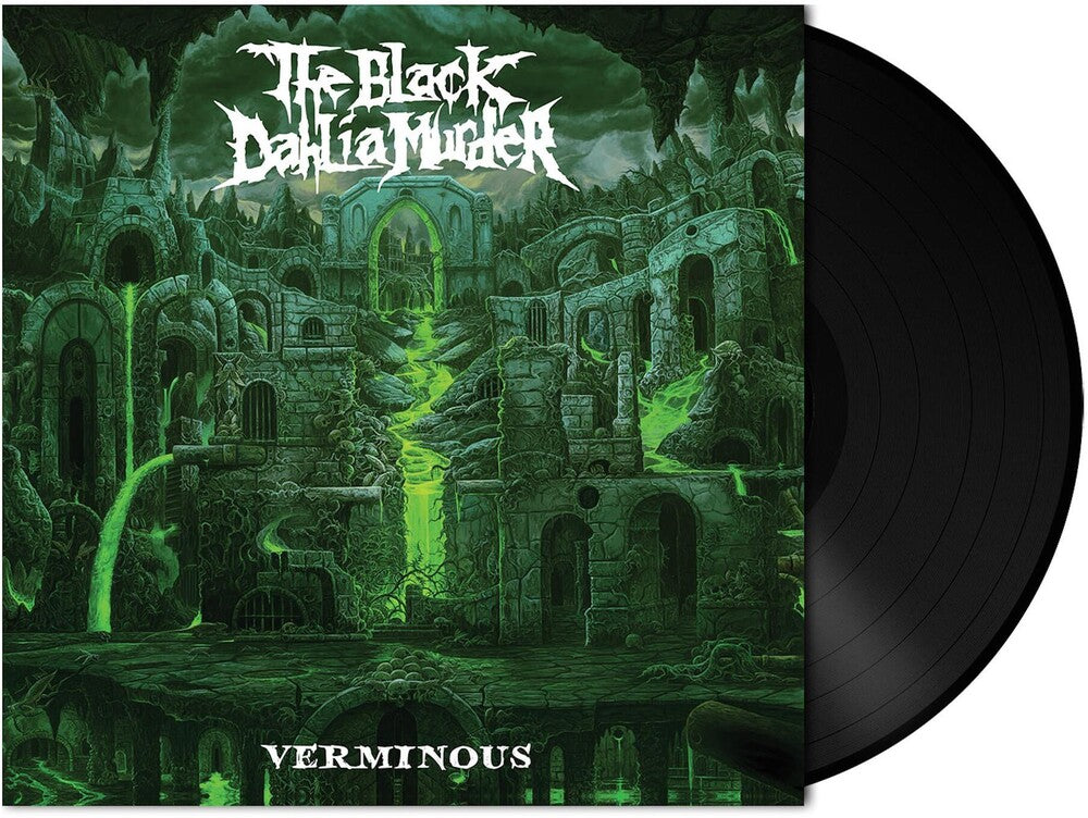 the album cover for Black Dahlia Murder - Verminous [Black Green Smoke]